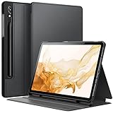 JETech Funda para Samsung Galaxy Tab S8 2022/S7 2020 11 Pulgadas con S Pen Soporte, Slim Folio Protectora Tablet Carcasa, Múltiples Ángulo de Visión (Negro)