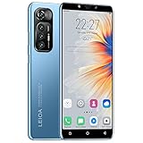 McMgc Smartphone Barato, Pantalla de 5,0 Pulgadas, 16GB ROM (128GB Escalable), Android 9.0, Teléfono Barato con Doble SIM y Doble Cámara, Lindo Teléfono 3G (Blue)