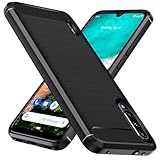 ivoler Funda para Xiaomi Mi A3, [Protección Militar] Carcasa Protectora Antigolpes, Fina Suave TPU Silicona Caso Delgada Anti-Choques Antihuellas Bumper Case, Negro