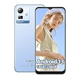 CUBOT Note 50 Teléfono Móvil Libres Android 13 (2024), 16GB + 256GB/1TB TF, 6,56' FHD+, Cámara 50MP, Octa Cores 5200mAh Smartphone, NFC/GPS/Fingerprint/4G Dual SIM Moviles, Azul