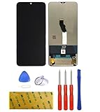 LTZGO Pantalla LCD Compatible con Xiaomi Redmi Note 8 Pro ​​Negro Táctil Reemplazo Reparación Repuesto Ensamblaje Digitalizador con Herramientas Kit 3M Cinta Adhesiva - sin Marco