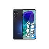 Samsung Galaxy M55 5G 128GB - Teléfono Móvil Android, Smartphone Libre, Pantalla 6,7' FHD+Super AMOLED+, Negro (Versión Española)