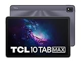 TCL 10 TABMAX 4G - Tablet de 10.36' FHD, Octa-Core, 4GB de RAM, Memoria de 64GB ampliable a 256GB por MicroSD, 8000 mAh de Batería, Android 10, Gris [Versión ES/PT]