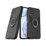 Max Power Digital Funda para móvil Huawei P40 Lite Carcasa Magnética con Anillo Imán Híbrida Antigolpes Resistente Rígida Dura [Tecnología de Absorción de Golpes] (Huawei P40 Lite, Negro)