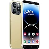 McMgc Teléfonos Móviles Baratos, Pantalla IPS de 5.0 pulgadas, Android 9.0 OS, 16GB ROM (Extensible hasta 128 GB), Dual SIM y cámara doble, (i15pro-Golden)