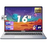 ACEMAGIC Ordenador Portátil 16 Pulgadas 16GB DDR4 512GB SSD(Expansión 2TB),lntel Alder Lake N95(hasta 3.4Ghz) Portátil,1920 * 1200,HDMI,Tipo C,diseño de Metal Ligero