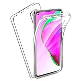 TBOC Funda Compatible con Xiaomi Mi 10T 5G - Mi 10T Pro 5G [6.67'] - Carcasa [Transparente] Completa [Silicona TPU] Doble Cara [360 Grados] Protección Integral Móvil