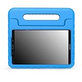 MoKo Funda Compatible con Galaxy Tab A 10.1, Carcasa Protectora para Niños Infantil Antigolpes con Mango Convertible para Samsung Galaxy Tab A 10.1' 2016 (SM-T580/T585), Azul