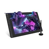 Huion Kamvas 16 2021 Tableta Gráfica con Pantalla, Monitor de Dibujo Totalmente Laminado de 15,6 Pulgadas,Compatible con Android,Ideal para la Oficina en Casa y el Aprendizaje Electrónico,Color Negro