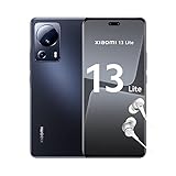 Xiaomi 13 Lite - Smartphone de 8+128GB, Pantalla de 6,55' AMOLED 120Hz, Snapdragon 7 Gen 1, Triple cámara de 48MP, 4500 mAh, Negro (Versión ES + 3 años de garantía)