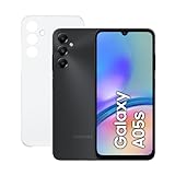 Samsung Galaxy A05s 64 GB con Funda - Móvil Android Libre, Smartphone con Cámara Frontal 13 MP, Carga Rápida, Negro, (Versión Española)