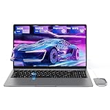 Ordenador Portátil 16GB RAM LPDDR4 512GB SSD 15,6 Pulgadas UHD Celeron N5095 Procesador Laptop con Touch ID USB 3.0 WiFi5 Bluetooth 4.0 (película de Teclado incluida)