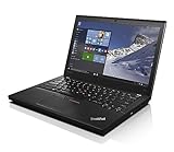 Lenovo ThinkPad X260 12,5 pulgadas HD Intel Core i5 256 GB SSD disco duro de 8 GB de memoria Windows 10 Pro Webcam Notebook portátil (reacondicionado)