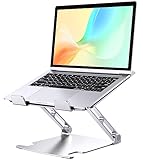 Glangeh Soporte Portatil Mesa Estable, Aleación de Aluminio Elevador Portatil con Ergonómico Altura Ajustable,Refrigeración Laptop Stand Compatible con MacBook Air/Pro HP Lenovo y Tabletas 10-16”