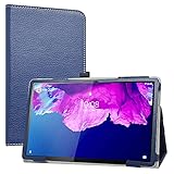 LiuShan Compatible con Alcatel 3T 10 Funda，Folio Soporte PU Cuero con Funda Caso para 10' Alcatel 3T 10 8094X 4G Tablet(No es Compatible alcatel 3t 10 8088x),Azul