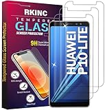 RKINC Protector pantalla [3 Piezas] para Huawei P10 Lite, Cristal templado película de vidrio, 9H 0.33 mm [Garantía de por vida][Anti-rasguño][Anti-rotura][Sin burbujas]