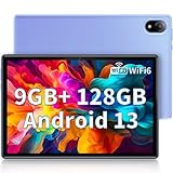 DOOGEE U10 Tablet, WiFi 6 Tablet Android 13, 9GB RAM+128GB ROM, Tablet 10.1 Pulgadas 1280 * 800 IPS, Face ID, Bluetooth 5.0, 5060mAh, OTG, TÜV, Tablet PC, 8MP+5MP, Púrpura