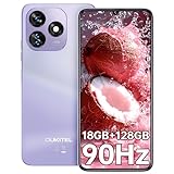 OUKITEL C51 Teléfonos Inteligentes 2024-18GB+128GB/1TB Telefonos Moviles Libre, 6.8' Pantalla HD+ 90Hz Smartphone, Batería 5150mAh, Cámara 13MP Android 13 Movil, Face ID/Fingerprint/BT5.0, Violeta