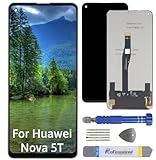 Int'x Pantalla para Huawei Nova 5T YAL-L21 LCD Pantalla táctil de repuesto con herramientas Negro Alta Calidad