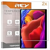 REY 2X Protector de Pantalla para Lenovo Yoga Pad Pro 2021 13', Cristal Vidrio Templado Premium, Tablet