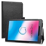 Labanema - Carcasa con Alcatel 3T 8, Slim Fit de Piel sintética, Funda Delgada y Plegable para Alcatel 3T 8 9032T 9032X / Alcatel 3T 8 Inch 4G 2020 Tablet (no Apto para Alcatel 3T 8 2018) - Negro