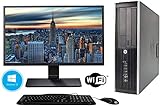 Hp Elite 8300 - Ordenador de sobremesa + Monitor 24'' (Intel Core i5-3470, 8GB de RAM, Disco de 240 SSD+ 500GB HDD, Lector DVD, WiFi,Windows 10 Pro 64) (Reacondicionado)