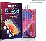 RKINC Protector de pantalla [4 Paq] para Huawei P40 Lite 5G, película de vidrio templado, 0.33 mm [Garantía de por vida] [Anti-rasguño] [Anti-rotura] [Sin burbujas]