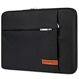 Lacdo 14 Pulgadas Funda Protectora para Portátiles para ASUS VivoBook/Zenbook 14, Lenovo V14/IdeaPad Flex 5/ThinkPad 14, Huawei Matebook D14, 14' HP Acer Asus Dell Chromebook Bolsa Funda Blanda, Negro