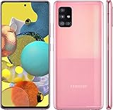 Samsung Galaxy A51 5G, 128GB, Rosa (Reacondicionado), Original de fábrica (Corea del Sur), Exclusivo para el Mercado Europeo (Versión Internacional)