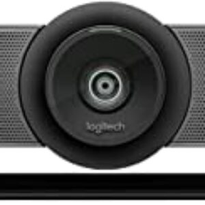 Logitech MeetUp – Cámara 4K Ultra HD para Salas de conferencias, Color Negro (Reacondicionado Certificado)