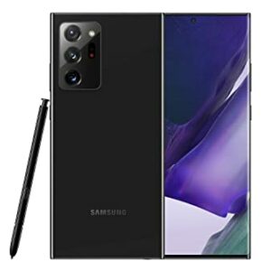 SAMSUNG Galaxy Note 20 Ultra 5G, 256GB, Negro Místico (Reacondicionado), Original de fábrica (Corea del Sur), Exclusivo para el Mercado Europeo (Versión Internacional)