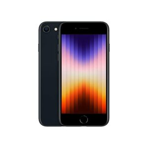Apple iPhone SE 3ra Gen 128GB, Negro Noche (Reacondicionado)
