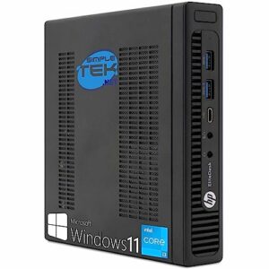 HP Mini PC EliteDesk 800 G2 USDT Core i3 3.70 GHz Windows 11 Pro | 64GB RAM SSD 2TB | USB Type-C DisplayPort Smartworking (reacondicionado)