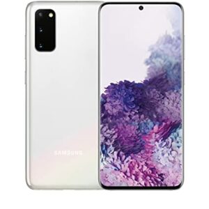 SAMSUNG Galaxy S20 5G, 128GB, Blanco Nube (Reacondicionado), Original de fábrica (Corea del Sur), Exclusivo para el Mercado Europeo (Versión Internacional)