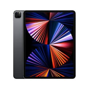 2021 Apple iPad Pro (12.9-Pulgadas, Wi-Fi + Cellular, 2TB) – Gris Espacial (5th Generation) (Reacondicionado)