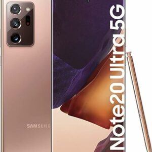 SAMSUNG Galaxy Note 20 Ultra 5G, 256GB, Mystic Bronze (Reacondicionado), Original de fábrica (Corea del Sur), Exclusivo para el Mercado Europeo (Versión Internacional)