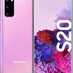 SAMSUNG Galaxy S20 5G, 128GB, Rosa Nube (Reacondicionado), Original de fábrica (Corea del Sur), Exclusivo para el Mercado Europeo (Versión Internacional)
