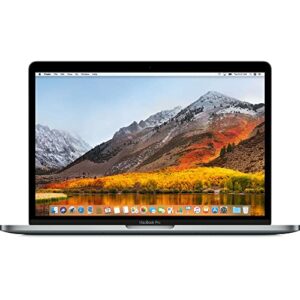 2018 Apple MacBook Pro con 2.7GHz Intel Core i7 (13-inch, 16GB RAM, 512GB SSD de Almacenamiento) (QWERTY English) Plata (Reacondicionado)