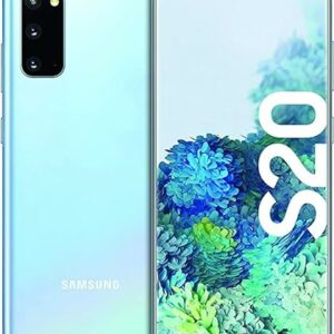 SAMSUNG Galaxy S20 5G, 128GB, Azul Nube (Reacondicionado), Original de fábrica (Corea del Sur), Exclusivo para el Mercado Europeo (Versión Internacional)