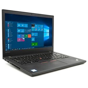 Lenovo Notebook Thinkpad T470 Core i5 hasta 3GHz SSD Pantalla 14″ FHD Pantalla táctil Windows 10 Webcam TypeC HDMI PC Portátil Empresa (Reacondicionado) (16GB RAM SSD 240GB)
