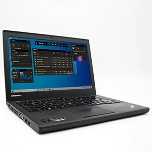 Ordenador portátil Lenovo X240 i5 4200U de hasta 2,6 GHz con pantalla táctil de 12,5 pulgadas (12,5 pulgadas) para ordenador portátil, PC, Windows 10 Pro Webcam (reacondicionado) (8 GB de RAM, SSD
