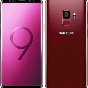 SAMSUNG Galaxy S9, 64GB, Rojo (Reacondicionado), Original de fábrica (Corea del Sur), Exclusivo para el Mercado Europeo (Versión Internacional)