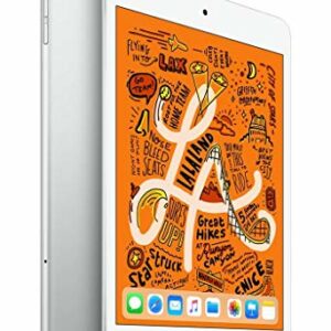 Apple iPad Mini (Wi-Fi + Cellular, 256GB) – Silver (Latest Model) (Reacondicionado)