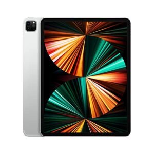 Apple 2021 iPad Pro (12.9inch, Wi-Fi + Cellular, 128 GB) – Plateado (Reacondicionado)