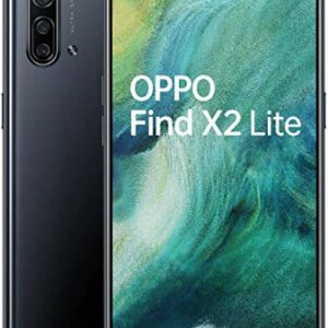 OPPO Find X2 LITE 5G – Pantalla de 6.4″ (AMOLED, 8GB/128GB, Snapdragon 765G, 4.000 mAh, cámara trasera 48MP+8MP+2MP+2MP, cámara frontal 32MP, Android 10) Negro [Versión ES/PT] (Reacondicionado)