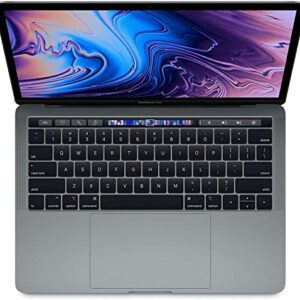 Apple 2017 MacBook Pro Touch Bar with Intel 2.8 GHz Core i7 (15-Inch, 16GB RAM, 256GB SSD Storage, Azerty France/Belgium) – Space Gray (Reacondicinado)