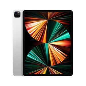 Apple 2021 iPad Pro (12.9-Inch, Wi-Fi + Cellular, 256GB) – Plateado (Reacondicionado)