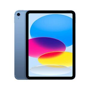 2022 Apple iPad (10.9-pulgadas, Wi-Fi + Cellular, 64GB) Azul (Reacondicionado)