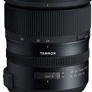 Tamron Lente G2 VC USD de 24-70 mm para Canon – Negro A032E (renovado)
