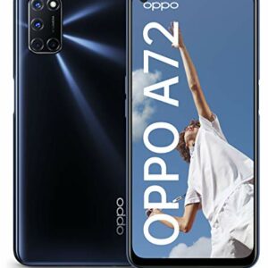 Oppo A72 – Smartphone 128GB, 4GB RAM, Dual Sim, Twilight Black [Version Extranjera] (Reacondicionado)